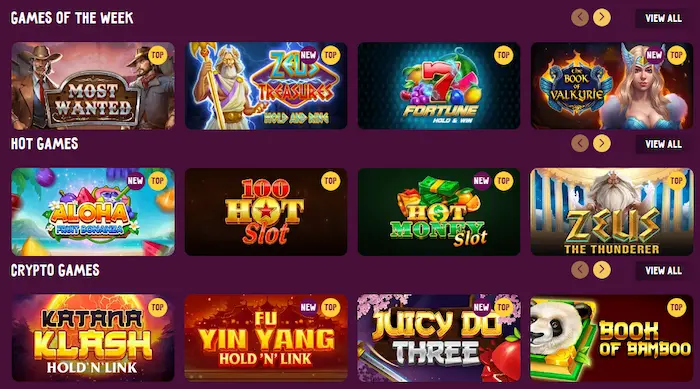 SlotVibe Casino games